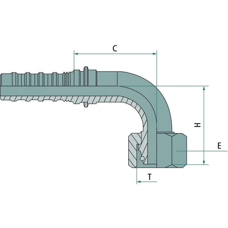 PN 16 DKOS M30x2 90° SSP | zdjęcie nr 2
