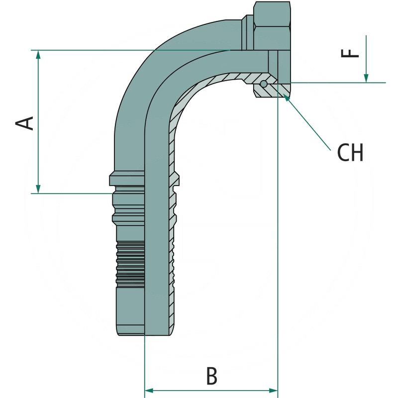 PN 20 DKJ 1.1/16" 90° IL | zdjęcie nr 2
