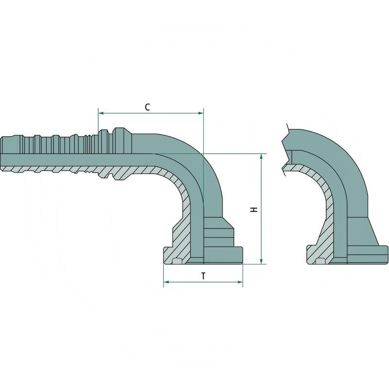 PN 20 SFS 3/4" 90° SSP | zdjęcie nr 2