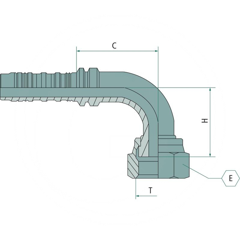 PN 32 DKORF 1.11/16" 90° SSP | zdjęcie nr 2