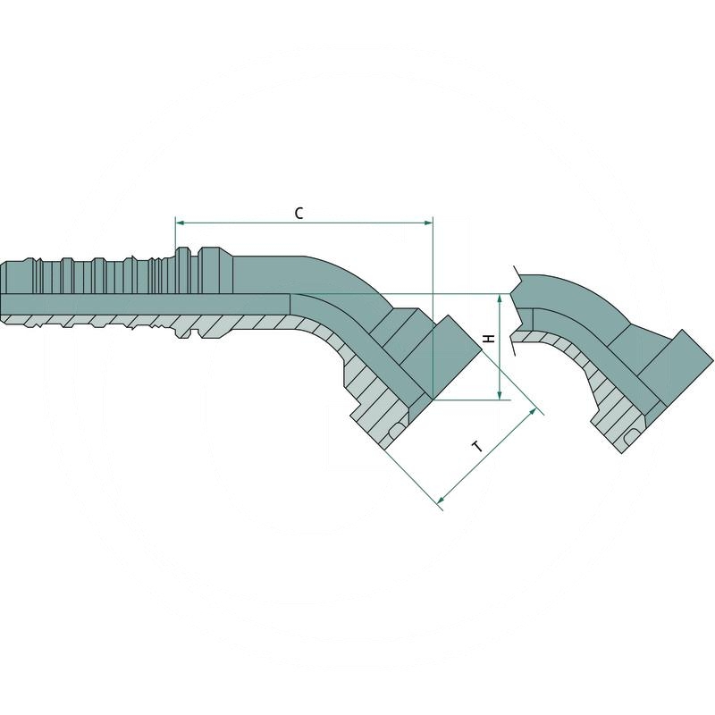 PN 32 SFS-CAT 1.1/4" 45° SSP | zdjęcie nr 2