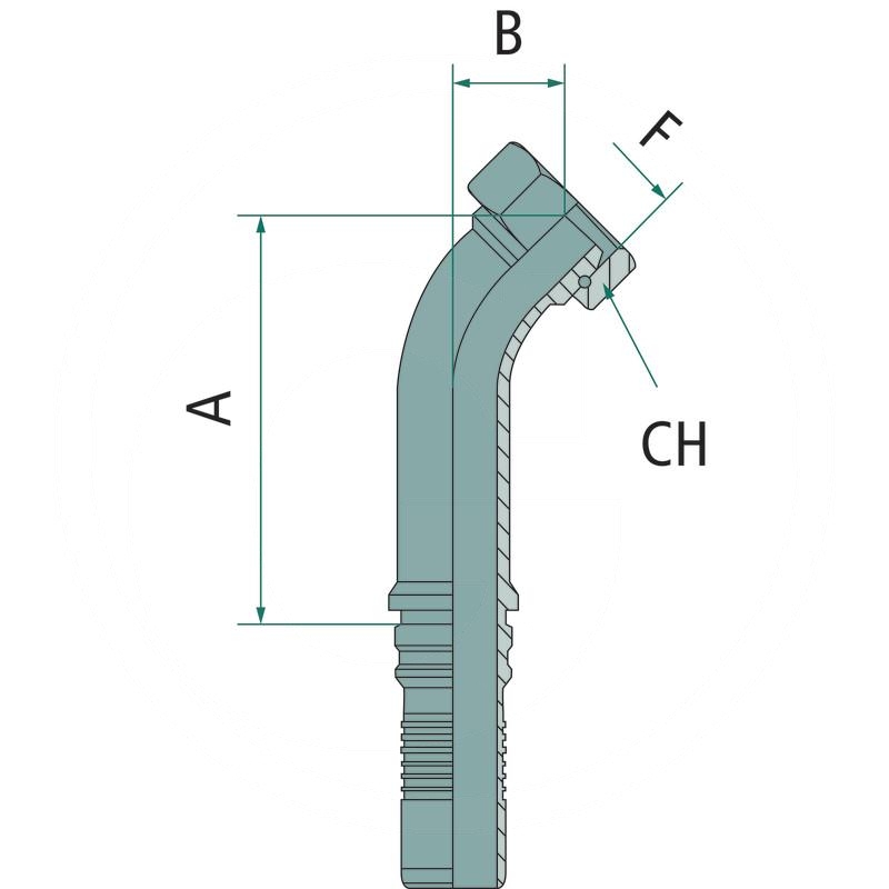 PN 38 DKOR 1.1/2" 45° IL | zdjęcie nr 2