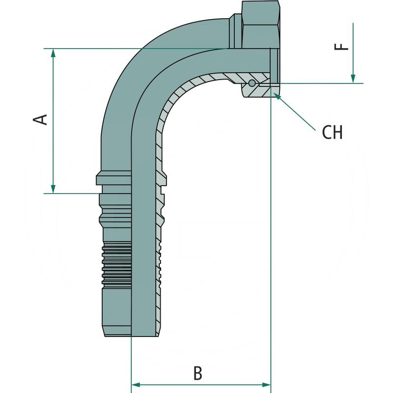 PN 38 DKOR 1.1/2" 90° IL | zdjęcie nr 2