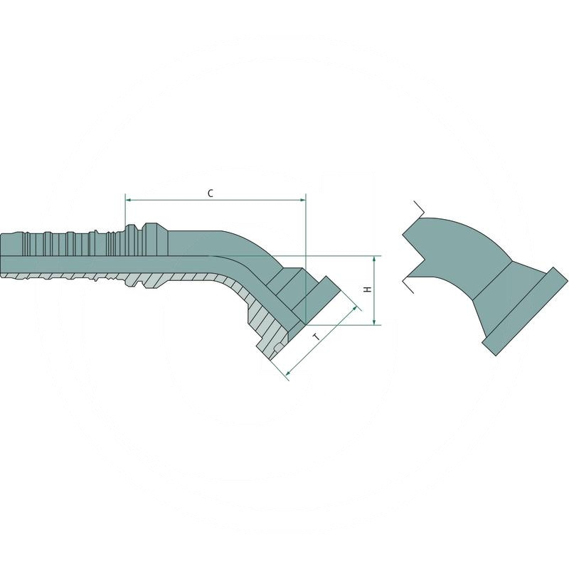 PN 50 SFL 2" 45° SSP | zdjęcie nr 2