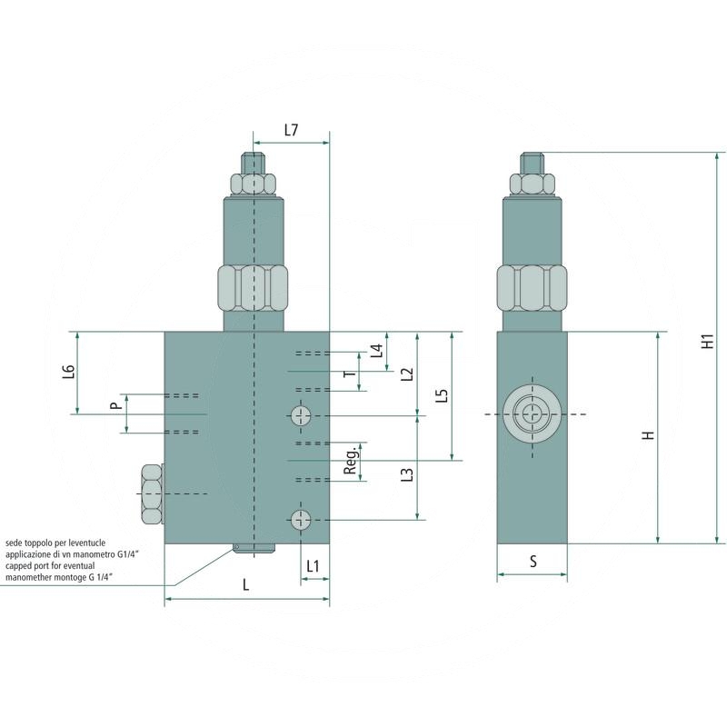 Pressure reduction valve DMV-08 | DMV-08 | zdjęcie nr 2