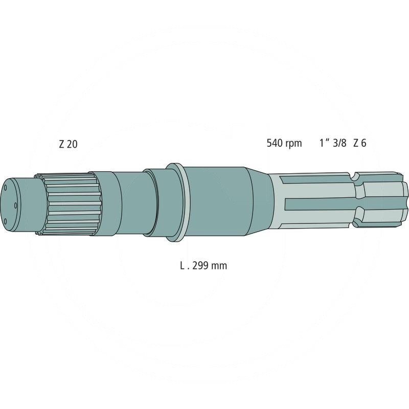 PTO shaft end piece | 04344612 | zdjęcie nr 2