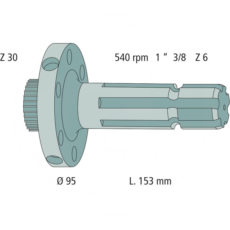 PTO shaft end piece | 926150220031 | zdjęcie nr 2