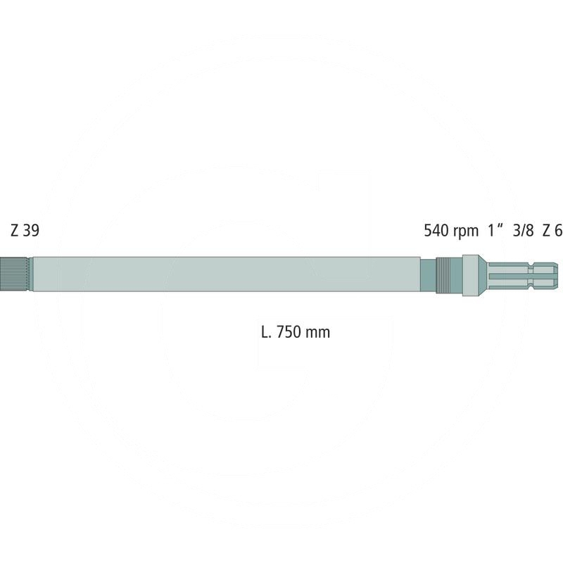 PTO shaft end piece | 7700012308, 7700573929 | zdjęcie nr 2