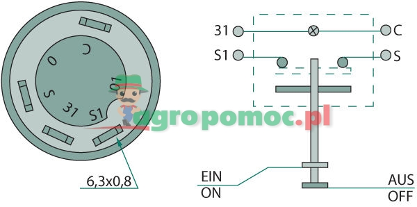 Push-button switch | 7700030856, 7700014328 | zdjęcie nr 2
