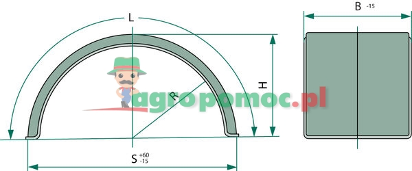 Rear wheel mudguard | zdjęcie nr 2