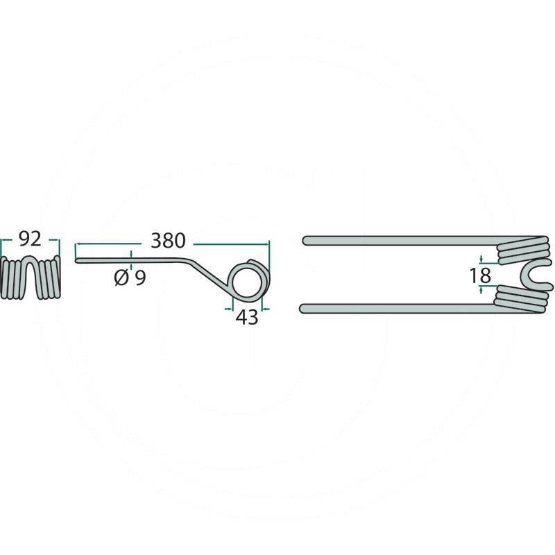 Rotary tedder tine | zdjęcie nr 2