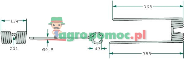 Rotary tedder tines | 153015.2, 153015.1 | zdjęcie nr 2