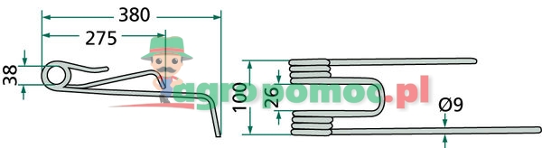 Rotary tedder tines | zdjęcie nr 2