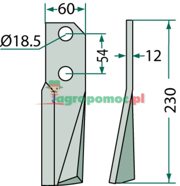 Rotary tine | 52260100 | zdjęcie nr 2