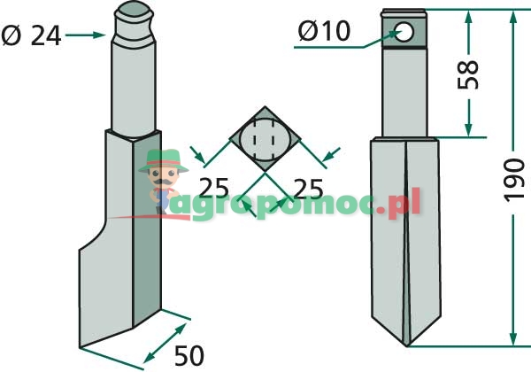 Rotor tines | RH55A | zdjęcie nr 2