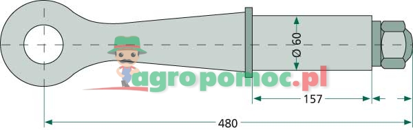Round shaft hitch ring | 204580 | zdjęcie nr 2