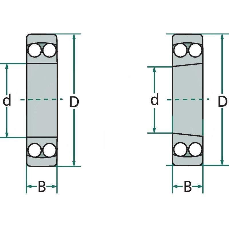 Self-aligning ball bearing | zdjęcie nr 2