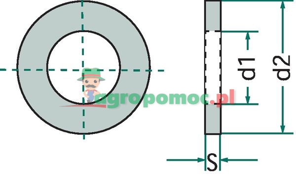 Shim washer | 00370135 | zdjęcie nr 2
