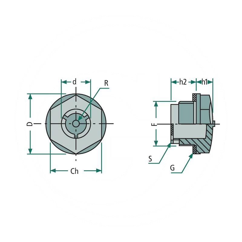 Sight-glass 1/4" plastic | zdjęcie nr 2