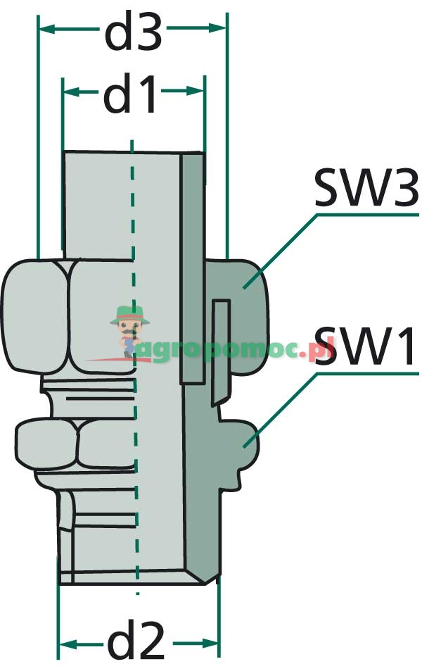 Straight threaded fitting | zdjęcie nr 2
