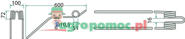 Swather tine | K8011670, 57763700 | zdjęcie nr 2