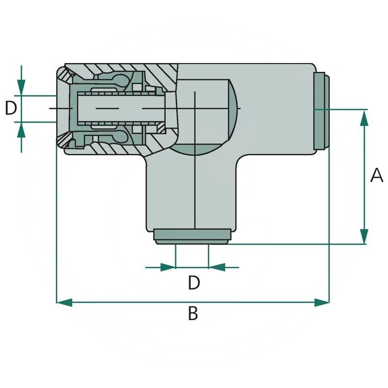 T-piece threaded fitting | zdjęcie nr 2