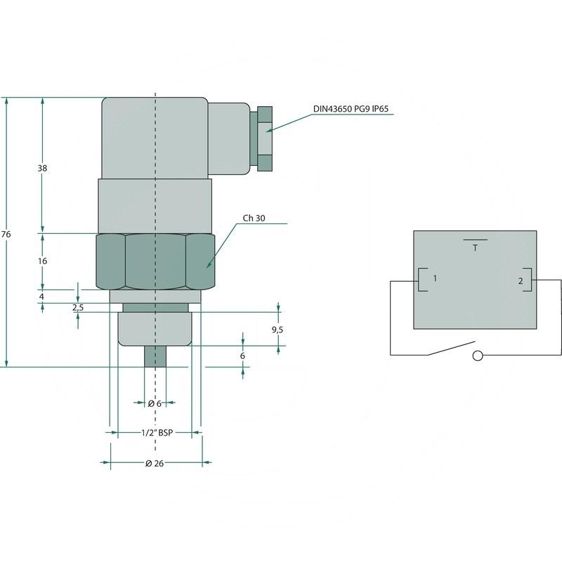 Thermostat T05 75-65°C | zdjęcie nr 2