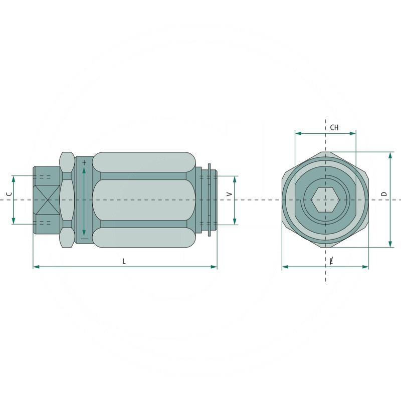 Throttle non-return valve DRV-H-06 | DRV-H-06 | zdjęcie nr 2