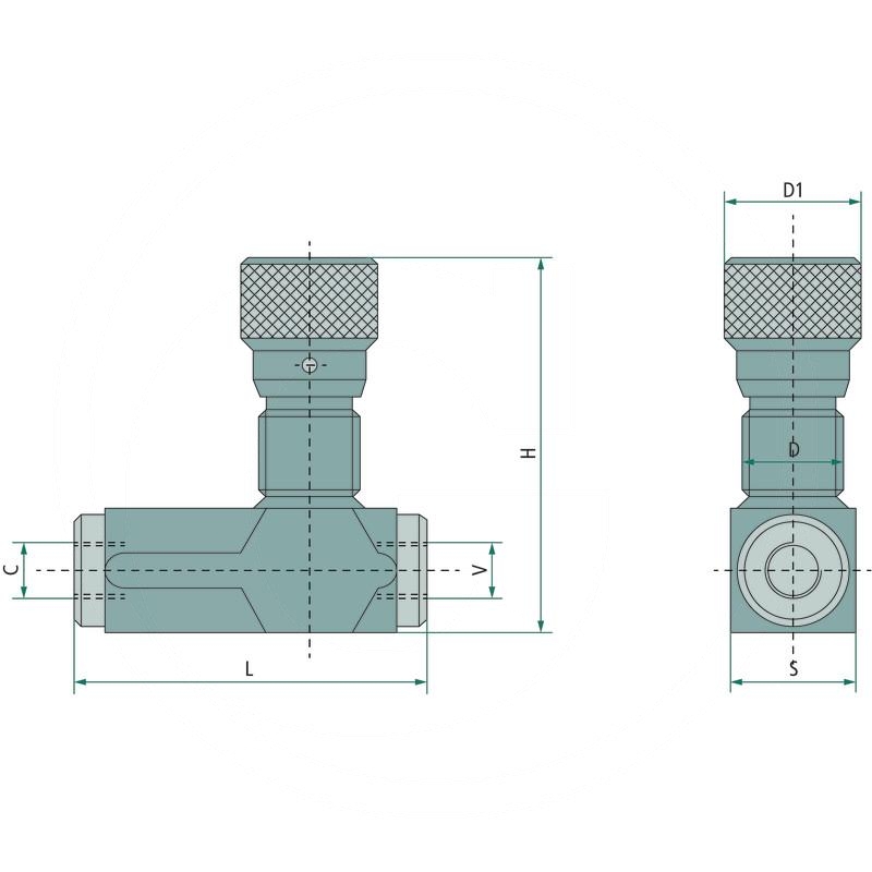 Throttle non-return valve DRV-K-04 | DRV-K-04 | zdjęcie nr 2