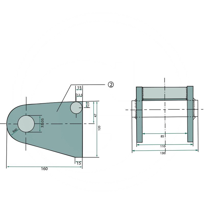 Tipping outrigger fork | zdjęcie nr 2