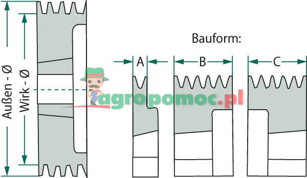V-belt pulley | zdjęcie nr 2