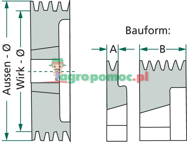 V-belt pulley | zdjęcie nr 2