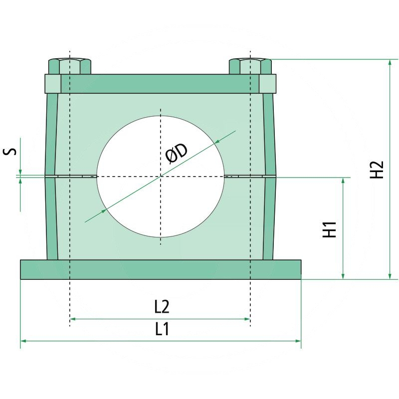 VPE=5 Rohrschellen RS E V 40 | zdjęcie nr 2
