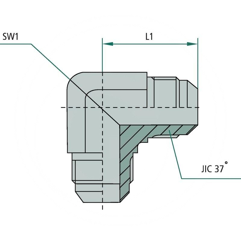 WA 1.1/16 M-JIC x 1.1/16 M-JIC | zdjęcie nr 2