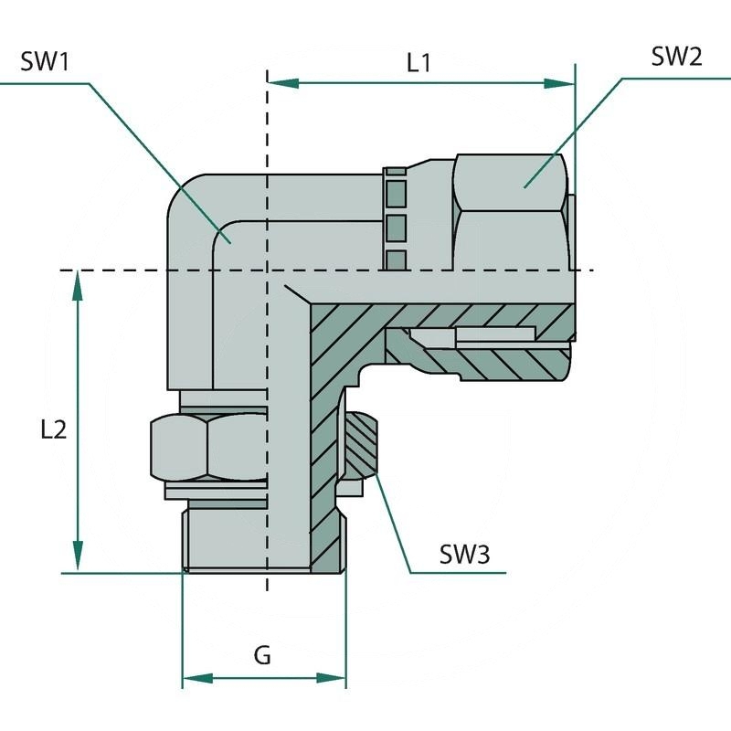 WAE 9/16 FS-ORFS x 1/8 M-BSP | zdjęcie nr 2