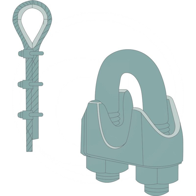 Wire cable clamp | zdjęcie nr 2