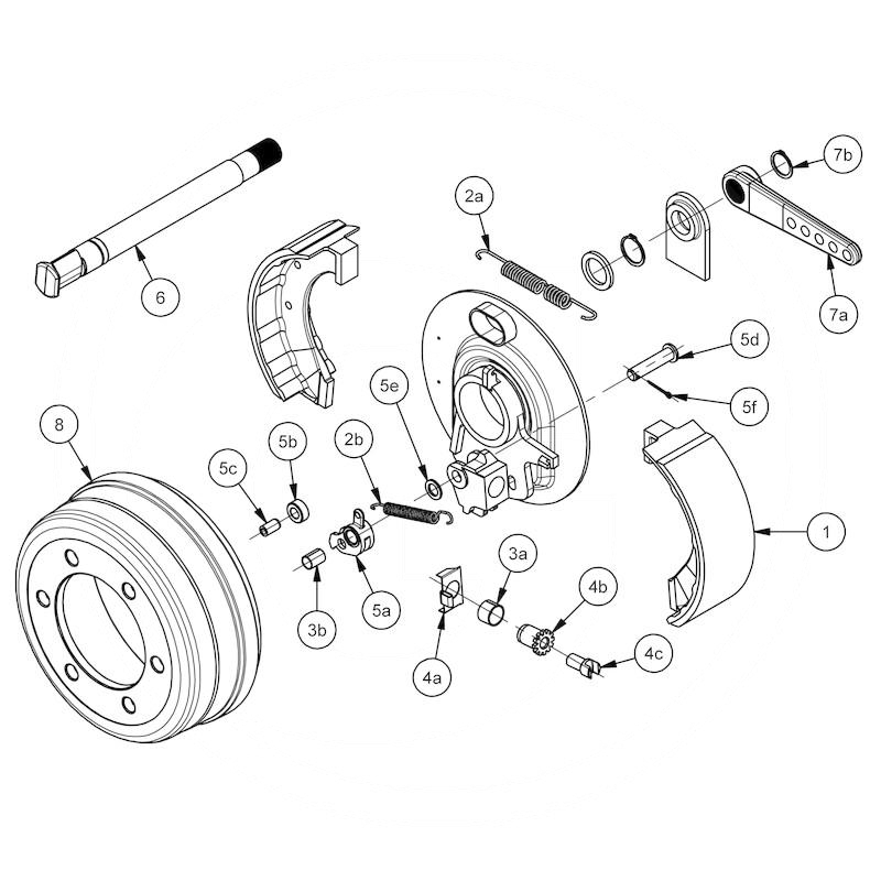 A.D.R Brake shoe set | zdjęcie nr 2
