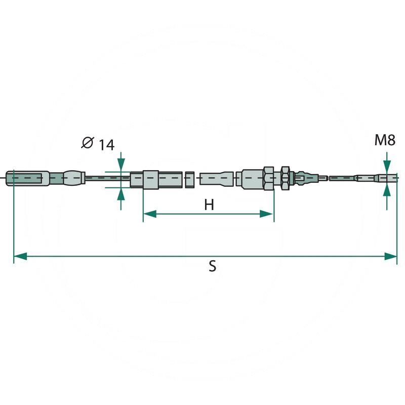 AL-KO Brake cable | zdjęcie nr 2