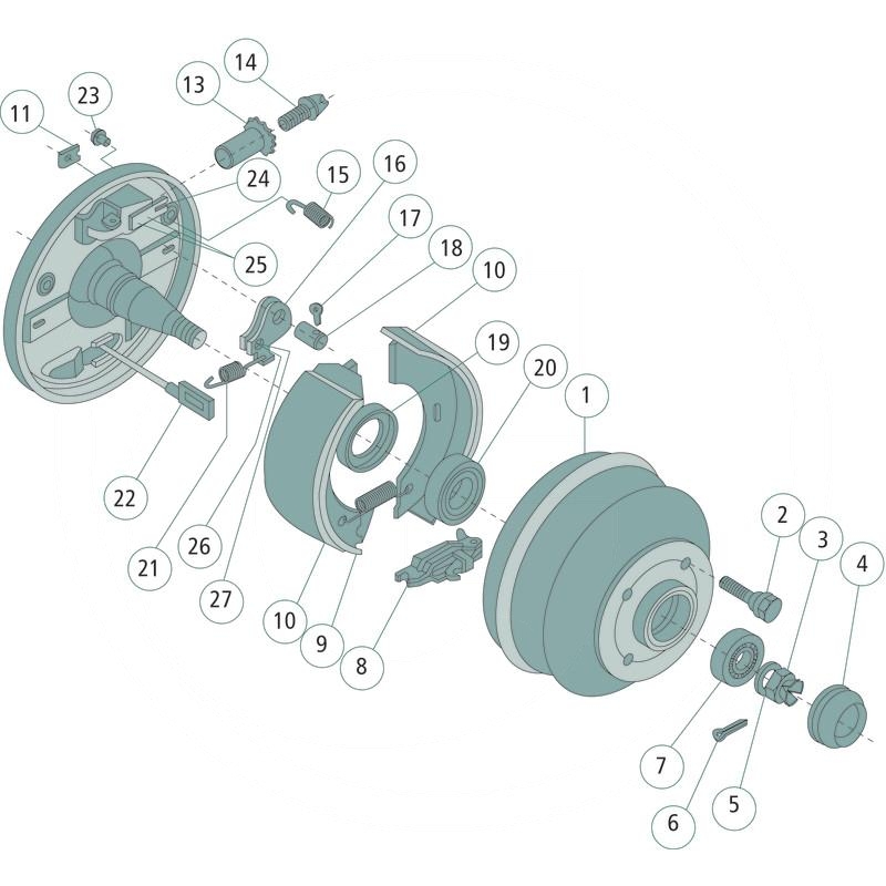 AL-KO Brake shoe set | zdjęcie nr 2