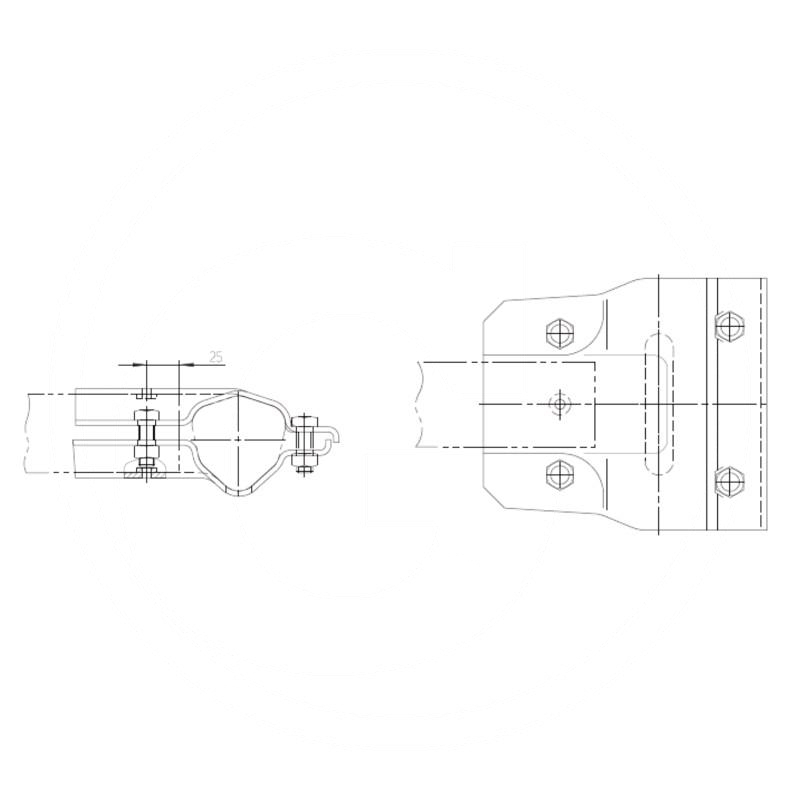 AL-KO Clamp for drawbar tube | zdjęcie nr 2