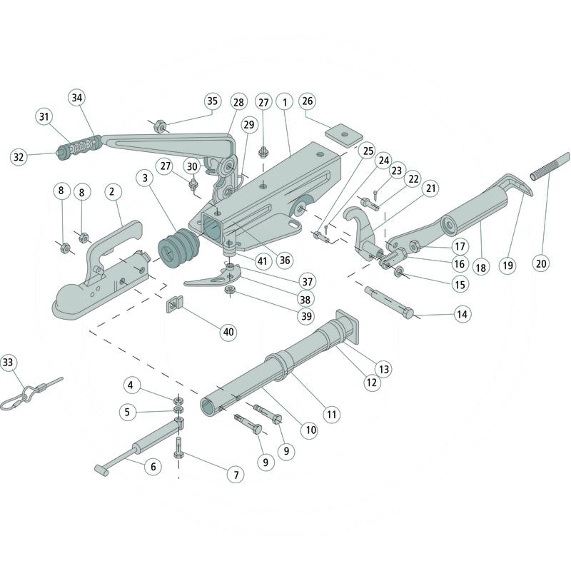 AL-KO Hand brake lever | 204549 | zdjęcie nr 2