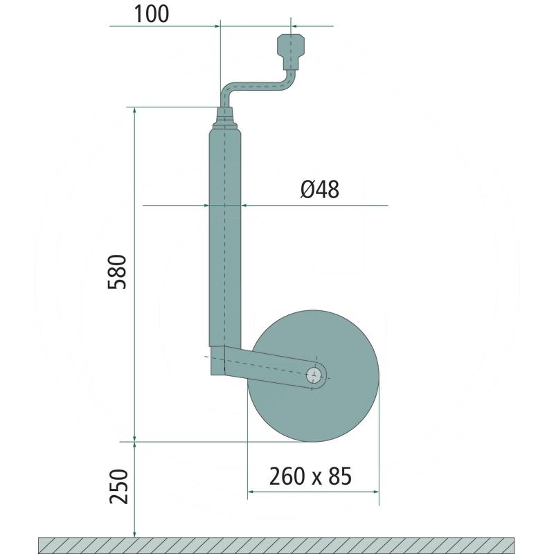 AL-KO Jockey wheel | zdjęcie nr 2