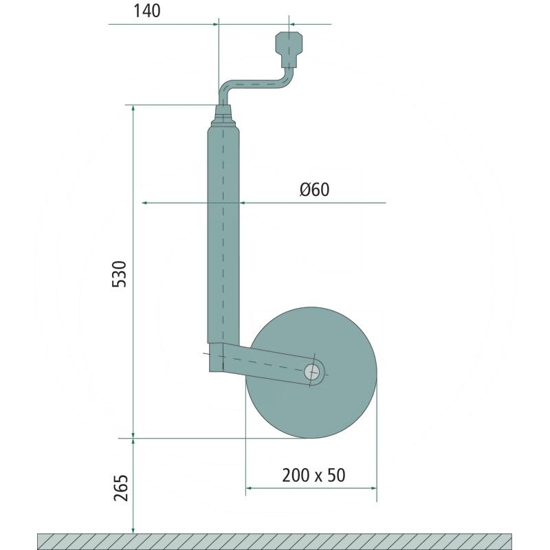 AL-KO Jockey wheel | zdjęcie nr 2