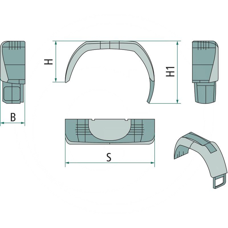 AL-KO Single-axle mudguard | zdjęcie nr 2