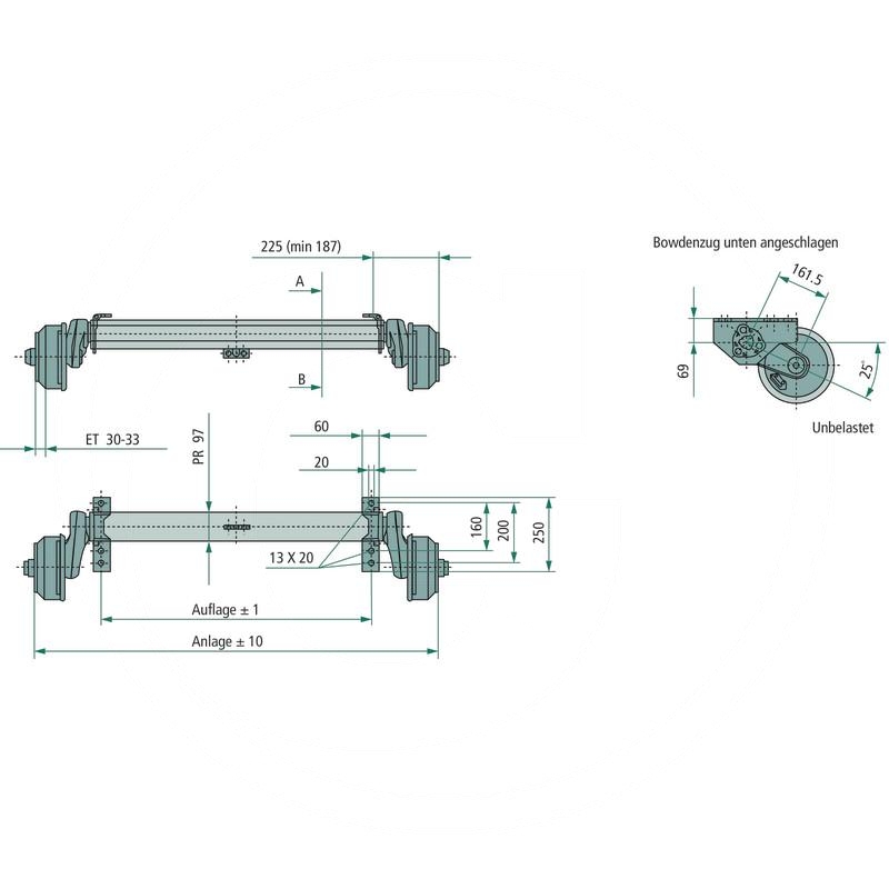 AL-KO Tandem axle, front axle | zdjęcie nr 2