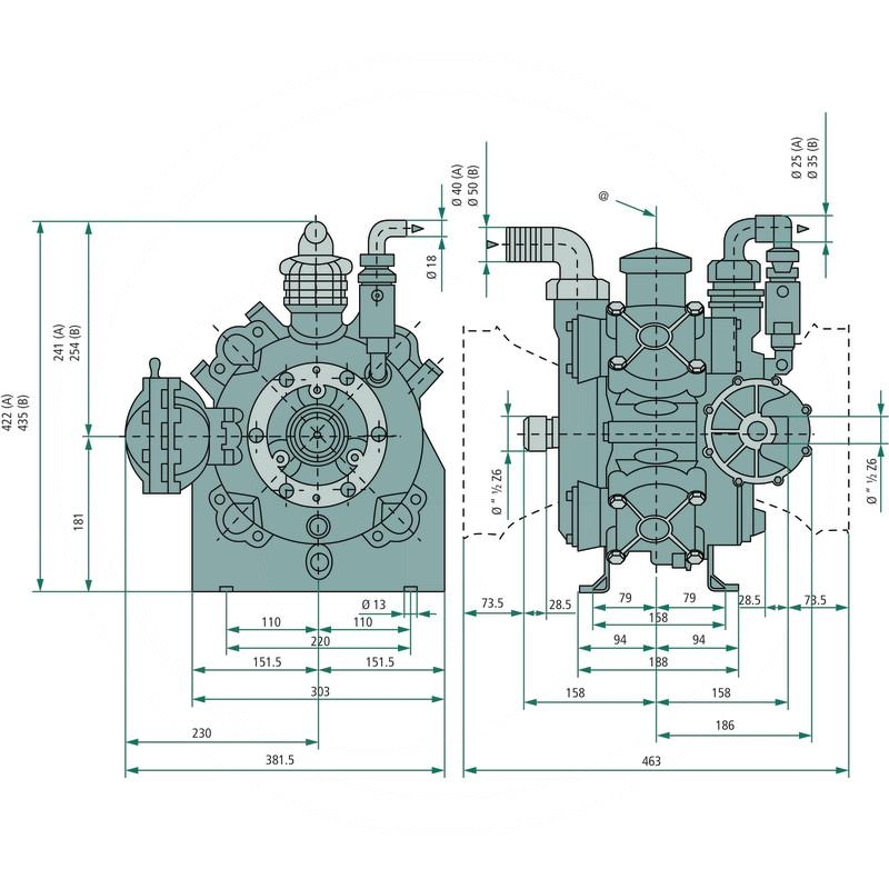 Annovi Reverberi Piston diaphragm pump | zdjęcie nr 2