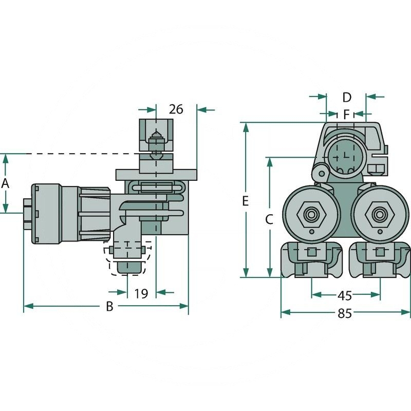 ARAG Double nozzle holder | zdjęcie nr 2