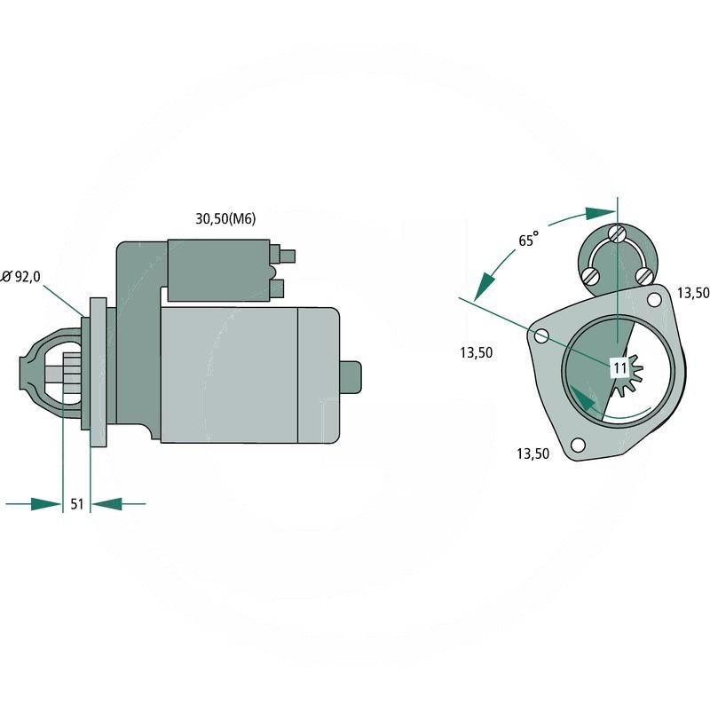 Bosch Starter | 1352290, 1357709 | zdjęcie nr 2
