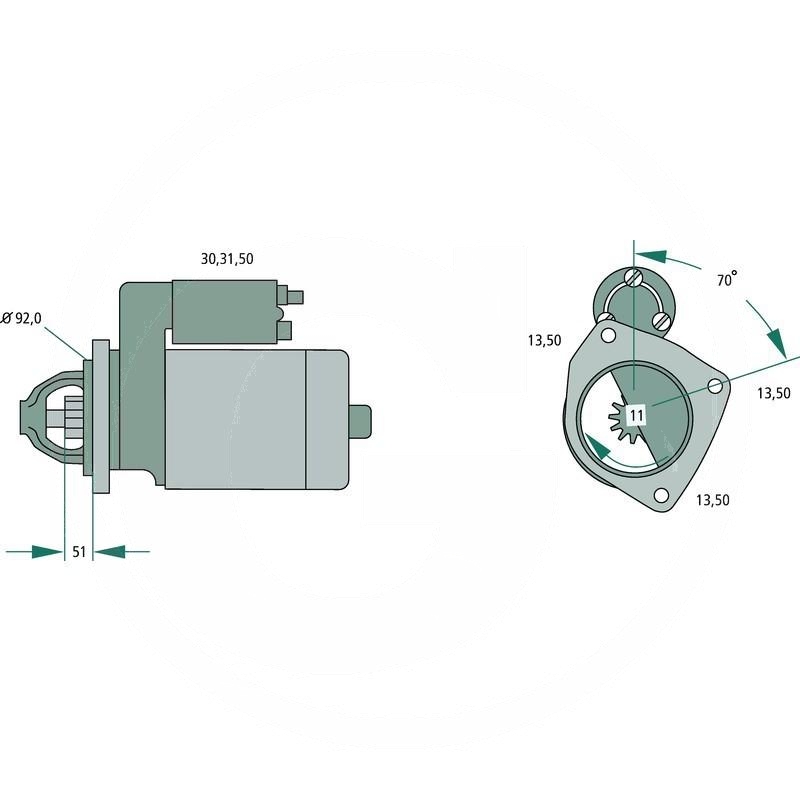 Bosch Starter | 1332903, 571462, 1335929 | zdjęcie nr 2