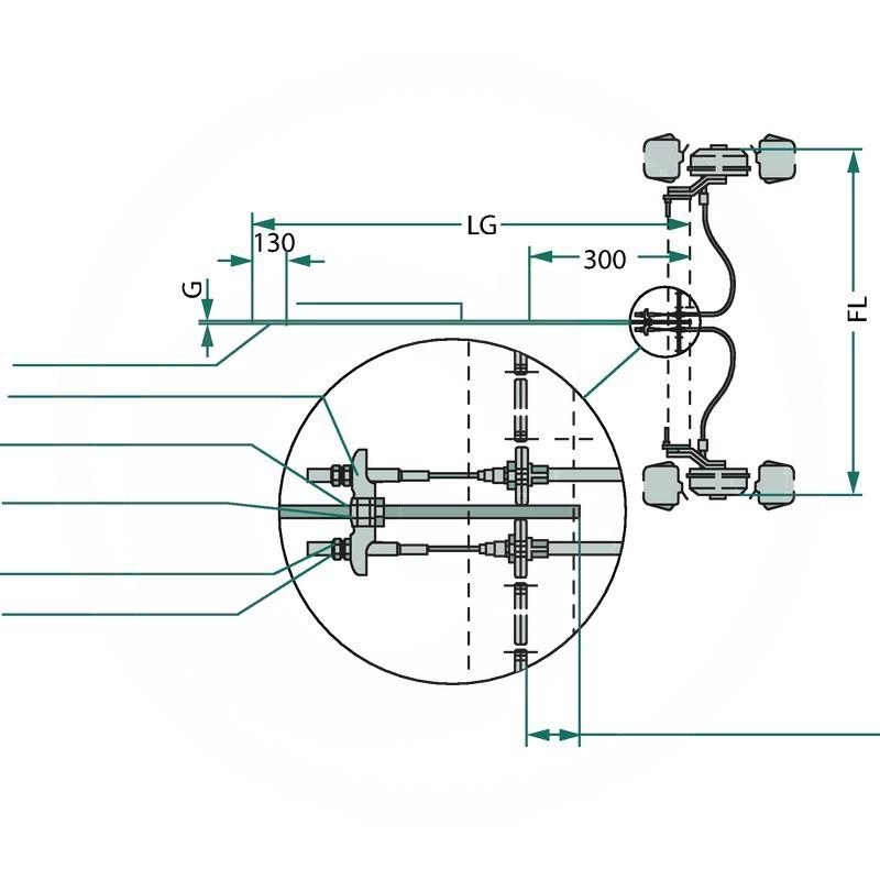 BPW Brake rod | 03.399.58.87.0 | zdjęcie nr 2